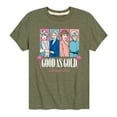 thumbnail image 1 of Golden Girls - Good As Gold Group Blocks - Toddler And Youth Short Sleeve Graphic T-Shirt, 1 of 5