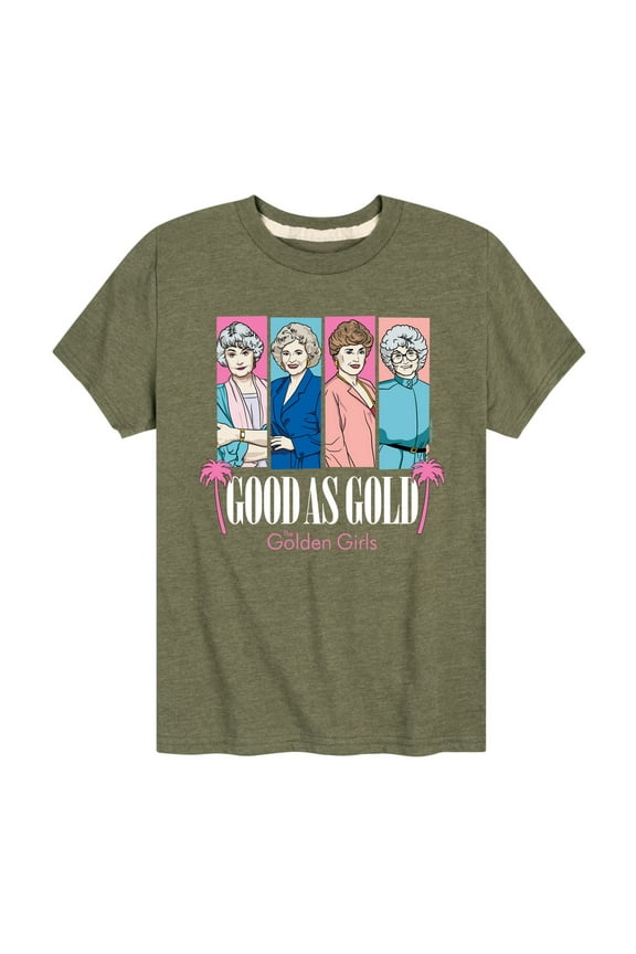 Golden Girls - Good As Gold Group Blocks - Toddler And Youth Short Sleeve Graphic T-Shirt