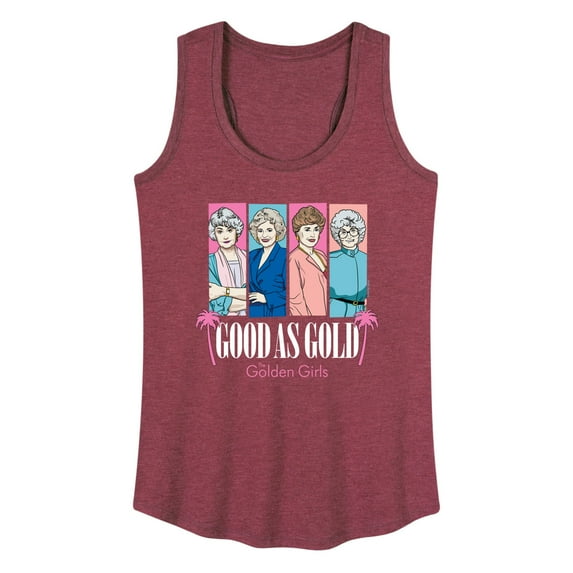 Golden Girls - Good As Gold Group Blocks - Women's Racerback Tank Top