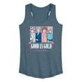thumbnail image 1 of Golden Girls - Good As Gold Group Blocks - Women's Racerback Tank Top, 1 of 5