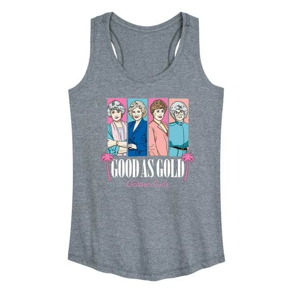 Golden Girls - Good As Gold Group Blocks - Women's Racerback Tank Top