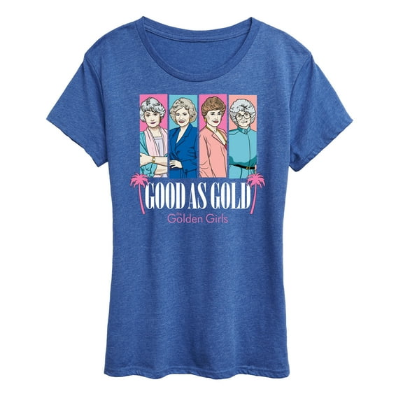 Golden Girls - Good As Gold Group Blocks - Women's Short Sleeve Graphic T-Shirt