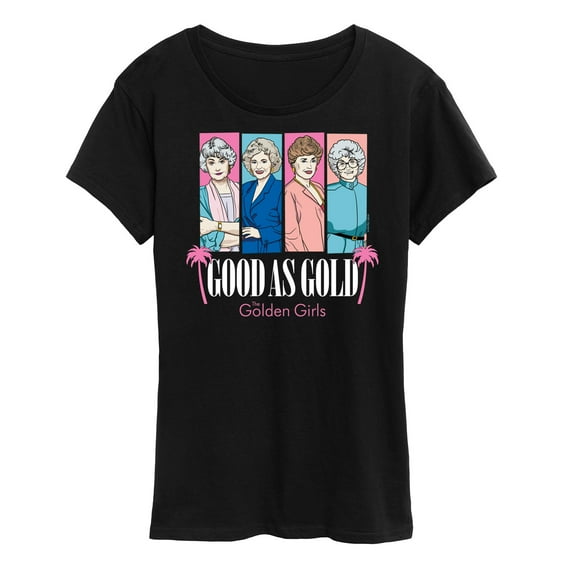 Golden Girls - Good As Gold Group Blocks - Women's Short Sleeve Graphic T-Shirt