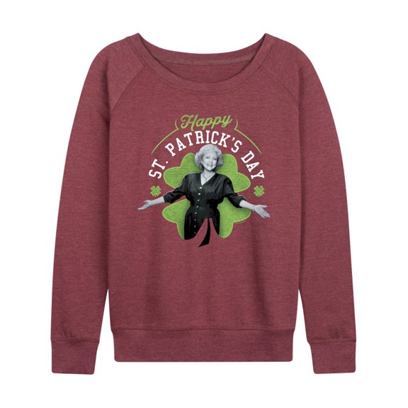 Golden Girls - Happy St. Patricks Day - Women's Lightweight French Terry Long Sleeve Shirt