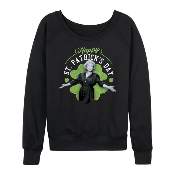 Golden Girls - Happy St. Patricks Day - Women's Lightweight French Terry Long Sleeve Shirt