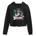 thumbnail image 1 of Golden Girls - Have A Golden Christmas - Juniors Cropped Pullover Hoodie, 1 of 5