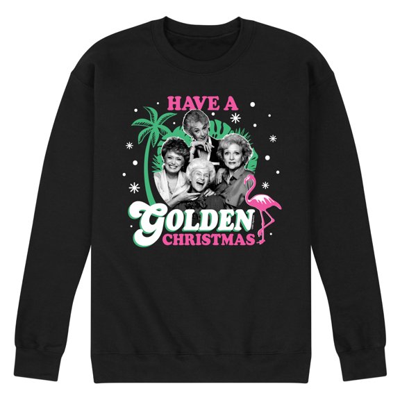 Golden Girls - Have A Golden Christmas - Men's Crew Neck Fleece Pullover