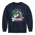 thumbnail image 1 of Golden Girls - Have A Golden Christmas - Toddler And Youth Crewneck Fleece Sweatshirt, 1 of 5