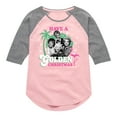 thumbnail image 1 of Golden Girls - Have A Golden Christmas - Toddler And Youth Girls Raglan Graphic T-Shirt, 1 of 5