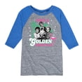 thumbnail image 1 of Golden Girls - Have A Golden Christmas - Toddler And Youth Raglan Graphic T-Shirt, 1 of 4