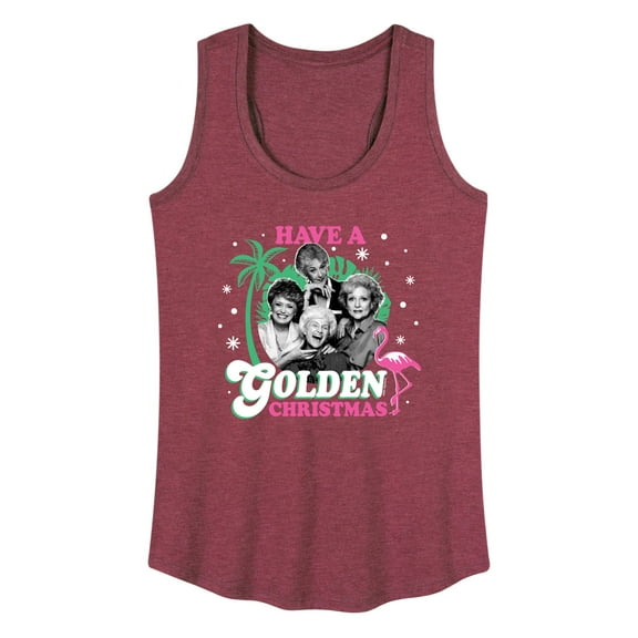 Golden Girls - Have A Golden Christmas - Women's Racerback Tank Top