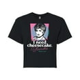 thumbnail image 1 of Golden Girls - I Need Cheesecake - Juniors Cropped Cotton Blend T-Shirt, 1 of 5