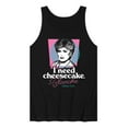 thumbnail image 1 of Golden Girls - I Need Cheesecake - Men's Jersey Tank Top, 1 of 5