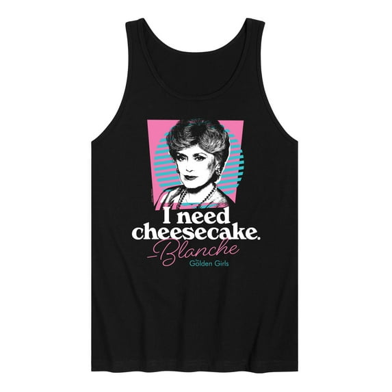Golden Girls - I Need Cheesecake - Men's Jersey Tank Top