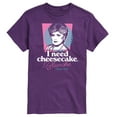 thumbnail image 1 of Golden Girls - I Need Cheesecake - Men's Short Sleeve Graphic T-Shirt, 1 of 4