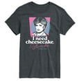 thumbnail image 1 of Golden Girls - I Need Cheesecake - Men's Short Sleeve Graphic T-Shirt, 1 of 5