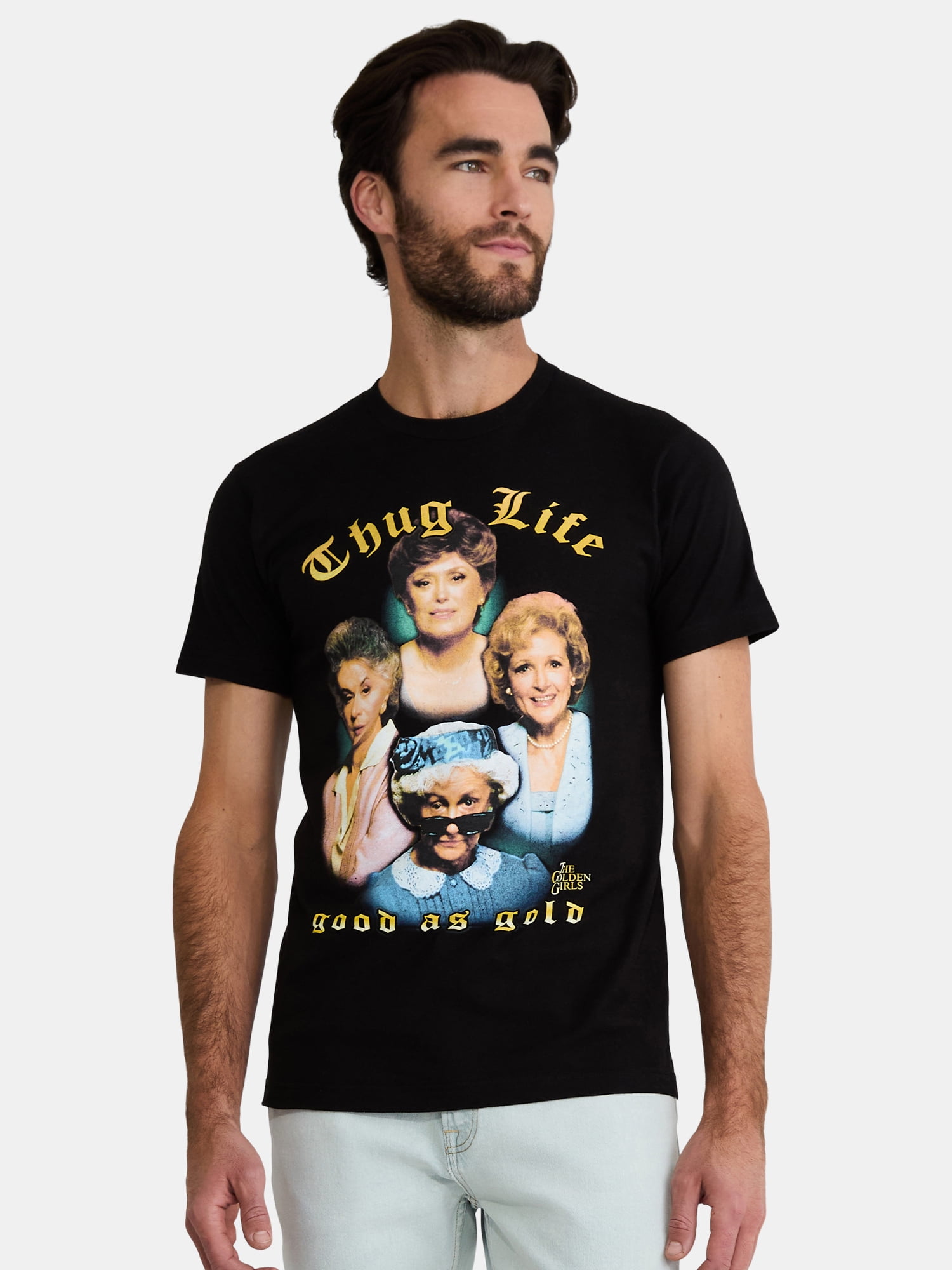 Golden Girls Men's & Big Men's Thug Life Good As Gold Graphic Tee