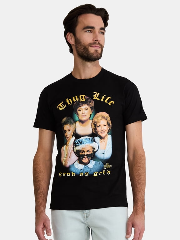 Golden Girls Men's & Big Men's Thug Life Good As Gold Graphic Tee Shirt, Sizes S - 3XL