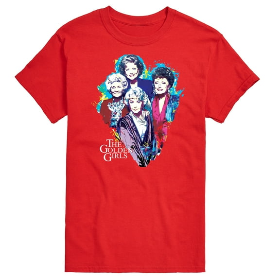 Golden Girls - Paint Splatter Group - Men's Short Sleeve Graphic T-Shirt