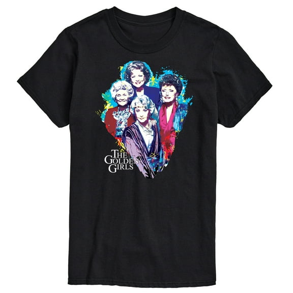 Golden Girls - Paint Splatter Group - Men's Short Sleeve Graphic T-Shirt