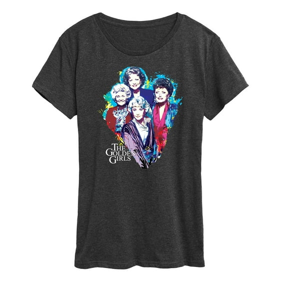 Golden Girls - Paint Splatter Group - Women's Short Sleeve Graphic T-Shirt