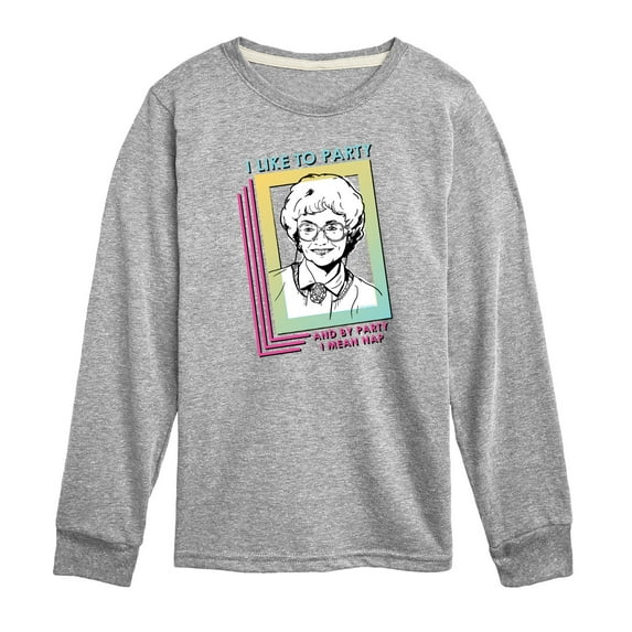 Golden Girls - Party Nap - Toddler And Youth Long Sleeve Graphic T-Shirt