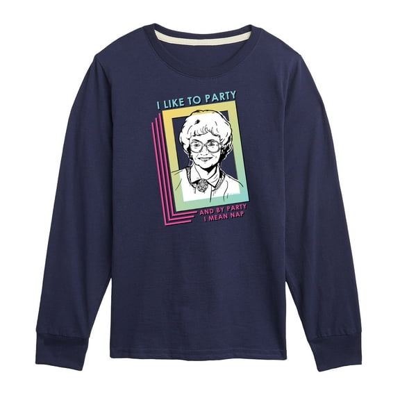 Golden Girls - Party Nap - Toddler And Youth Long Sleeve Graphic T-Shirt