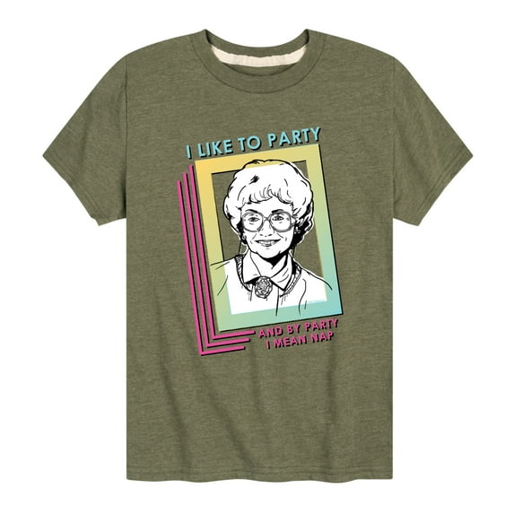 Golden Girls - Party Nap - Toddler And Youth Short Sleeve Graphic T-Shirt