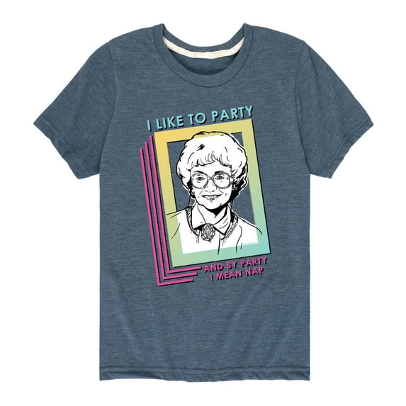 Golden Girls - Party Nap - Toddler And Youth Short Sleeve Graphic T-Shirt