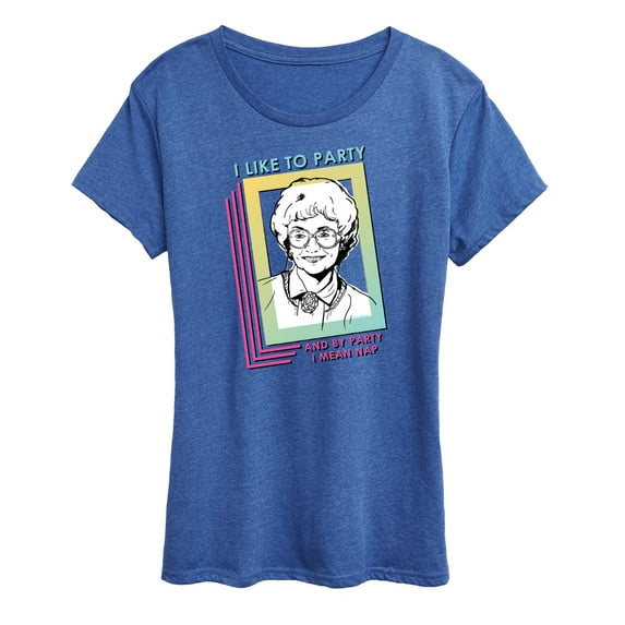 Golden Girls - Party Nap- Women's Short Sleeve Graphic T-Shirt