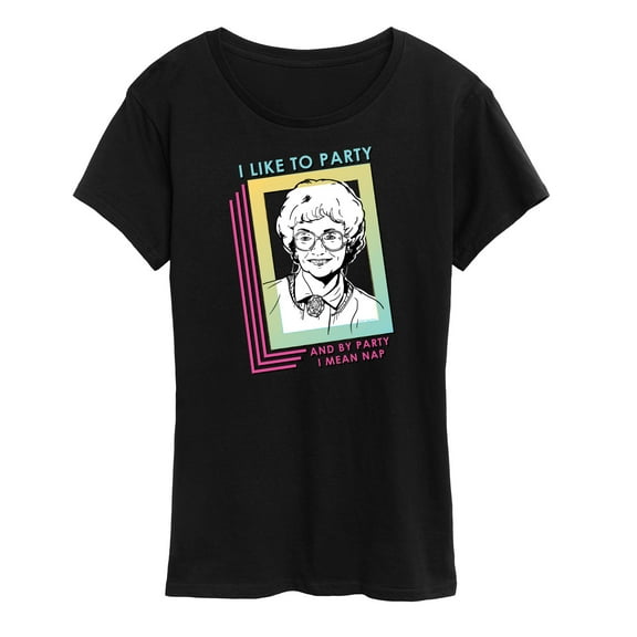 Golden Girls - Party Nap - Women's Short Sleeve Graphic T-Shirt