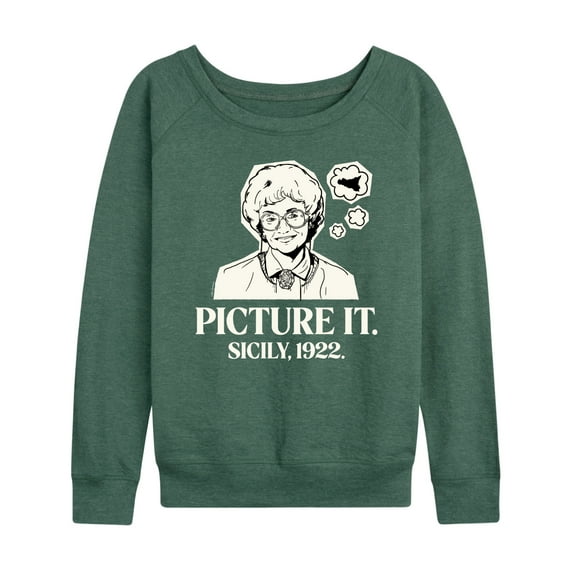 Golden Girls - Picture It Sicily - Women's Lightweight French Terry Long Sleeve Shirt