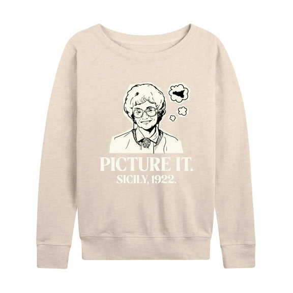 Golden Girls - Picture It Sicily - Women's Lightweight French Terry Long Sleeve Shirt