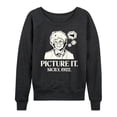 thumbnail image 1 of Golden Girls - Picture It Sicily - Women's Lightweight French Terry Long Sleeve Shirt, 1 of 5