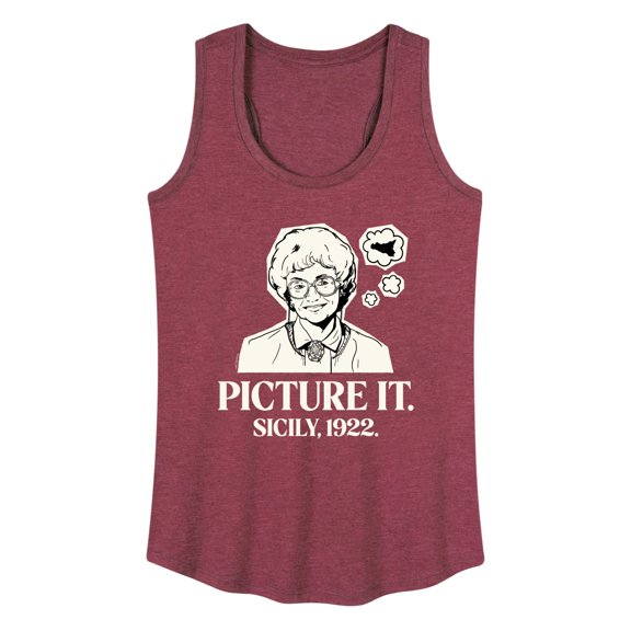 Golden Girls - Picture It Sicily - Women's Racerback Tank Top