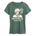 thumbnail image 1 of Golden Girls - Picture It Sicily - Women's Short Sleeve Graphic T-Shirt, 1 of 5