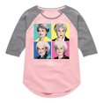thumbnail image 1 of Golden Girls - Pop Art - Toddler And Youth Girls Raglan Graphic T-Shirt, 1 of 4