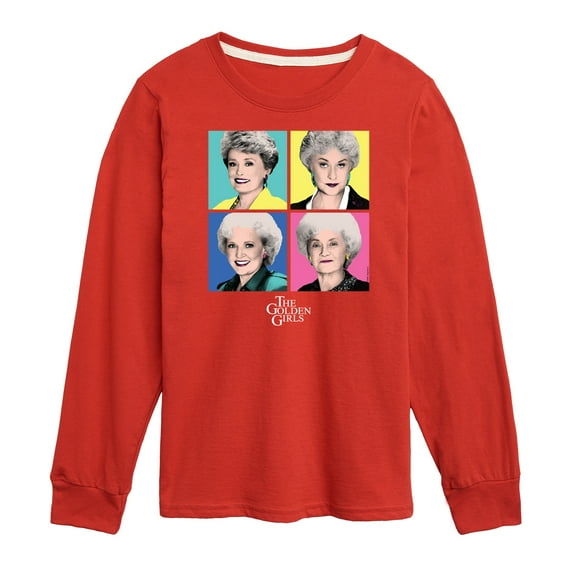 Golden Girls - Pop Art - Toddler And Youth Long Sleeve Graphic T-Shirt