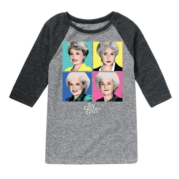 Golden Girls - Pop Art - Toddler And Youth Raglan Graphic T-Shirt