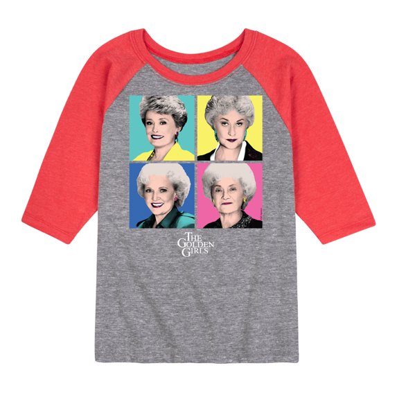Golden Girls - Pop Art - Toddler And Youth Raglan Graphic T-Shirt