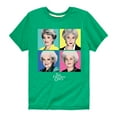 thumbnail image 1 of Golden Girls - Pop Art - Toddler And Youth Short Sleeve Graphic T-Shirt, 1 of 5