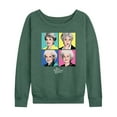 thumbnail image 1 of Golden Girls - Pop Art - Women's Lightweight French Terry Long Sleeve Shirt, 1 of 5