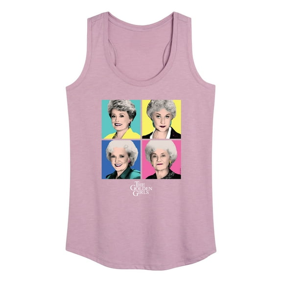 Golden Girls - Pop Art - Women's Racerback Tank Top