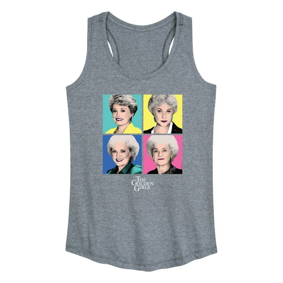 Golden Girls - Pop Art - Women's Racerback Tank Top