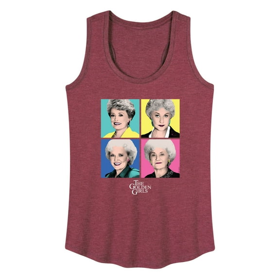 Golden Girls - Pop Art - Women's Racerback Tank Top