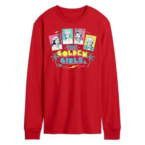 Golden Girls - Retro Logo Group - Men's Long Sleeve T-Shirt