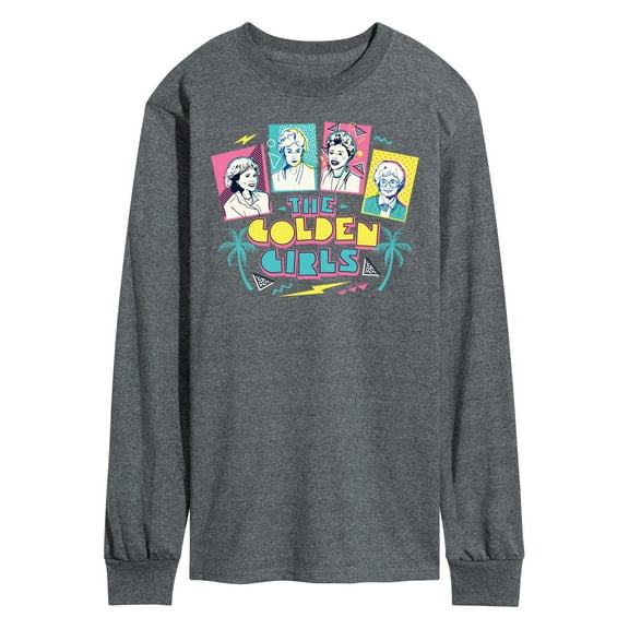 Golden Girls - Retro Logo Group - Men's Long Sleeve T-Shirt