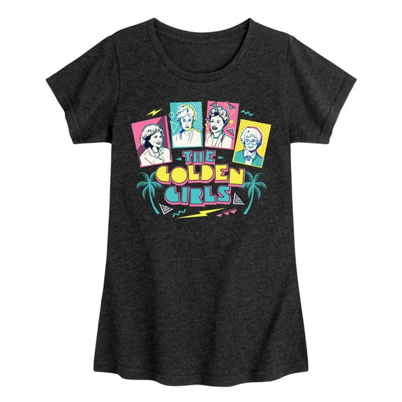 Golden Girls - Retro Logo Group - Toddler And Youth Girls Short Sleeve Graphic T-Shirt