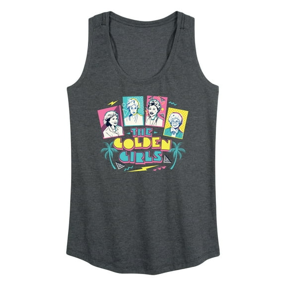 Golden Girls - Retro Logo Group - Women's Racerback Tank Top