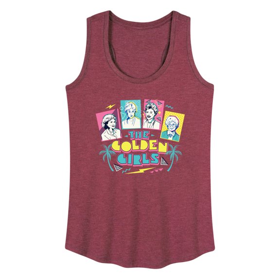 Golden Girls - Retro Logo Group - Women's Racerback Tank Top